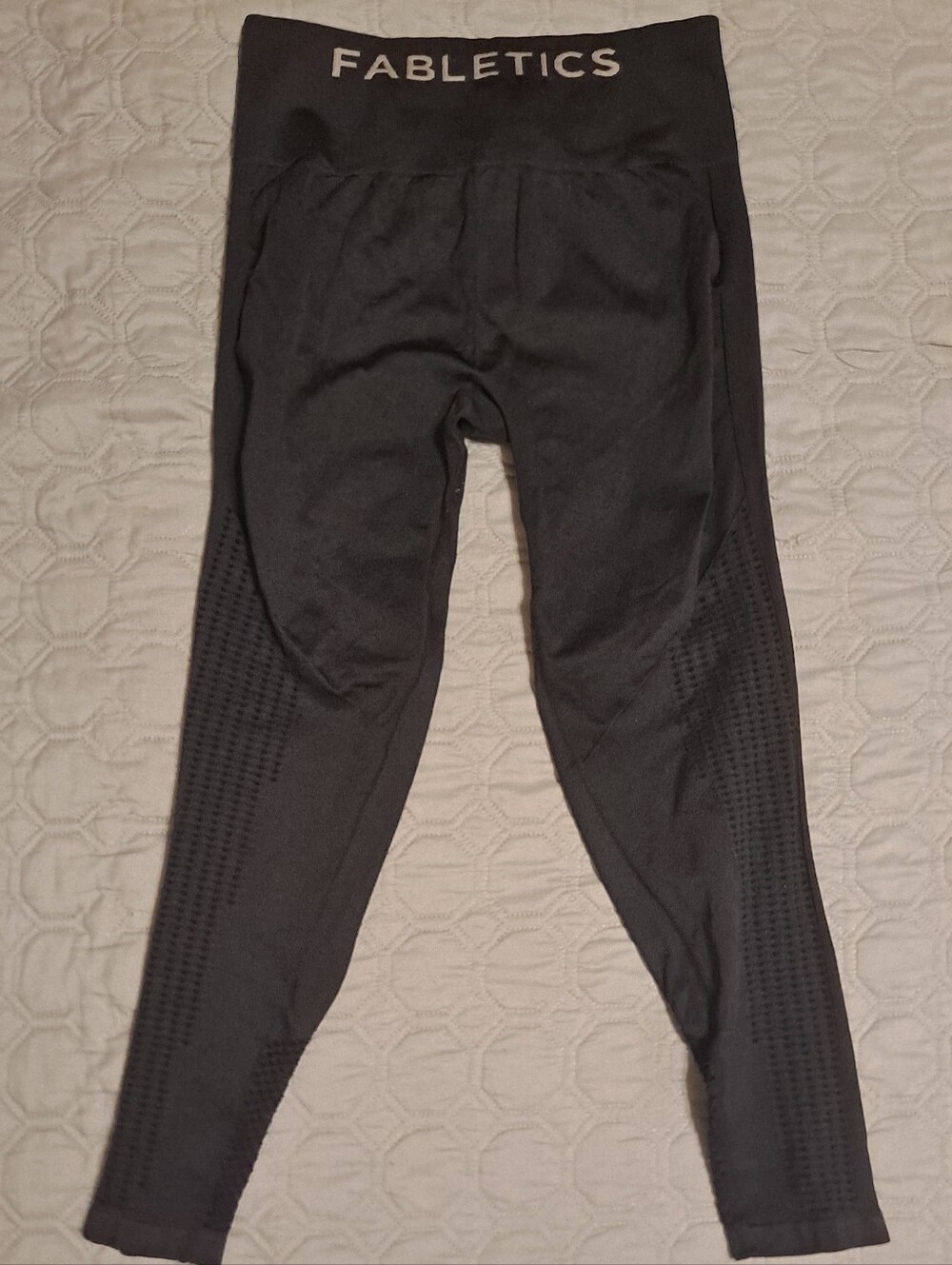 Fabletics Black Active Leggings with High Waist Sz M
